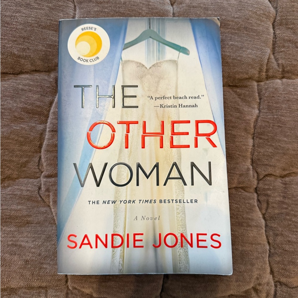 The Other Woman by Sandie Jones - White Cover with Blue Accents